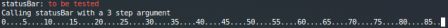 Test statusBar 01